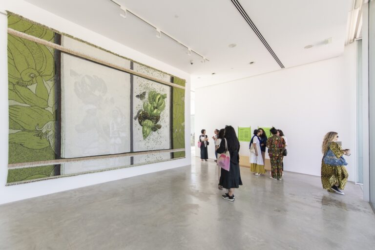 Patricia Kaersenhout, Of Palimpsests and Erasures, 2022, Sharjah Biennial 15, 2023. Image courtesy of Sharjah Art Foundation. Photo Shanavas Jamaluddin