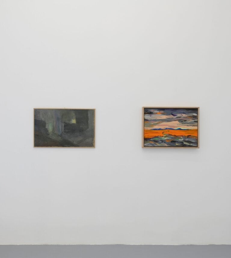 Paura della pittura, installation view at Monitor Gallery, Roma, 2023. Courtesy gli artisti e Monitor Roma, Lisbona, Pereto. Photo Giorgio Benni