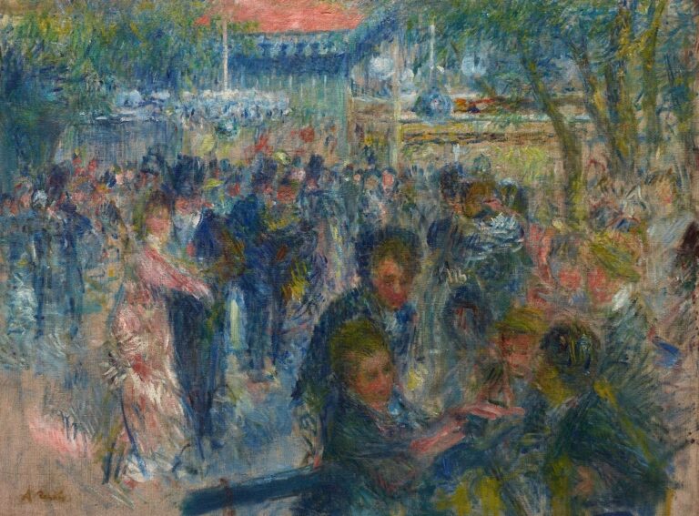 Pierre Auguste Renoir, Le Moulin de la Galette (studio),1875-1876. Ordrupgaard, Charlottenlund