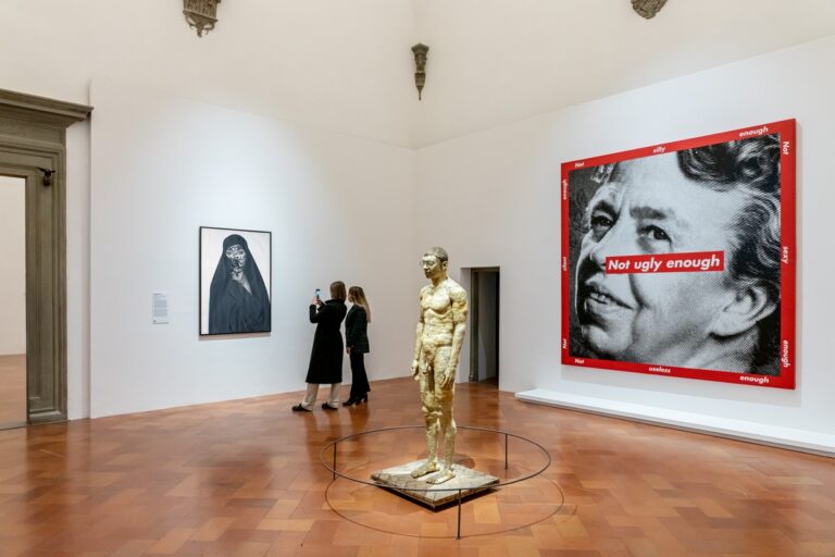 Reaching for the Stars. Da Maurizio Cattelan a Lynette Yiadom Boakye, installation view a Palazzo Strozzi, Firenze ©Ela Bialkowska, OKNO studio