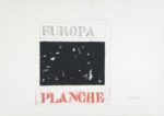 Tano Festa, Europa Planche, 7 aprile 1963, 1963, courtesy Archivio Tano Festa, Eredi Festa e Galleria Il Ponte, Firenze