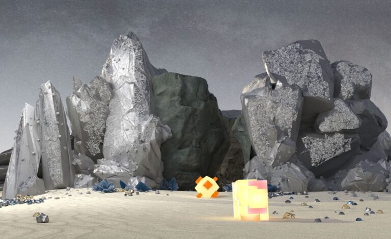 The big rocks (I Cercatori di Luce) 2020, stampa digitale su carta cotone