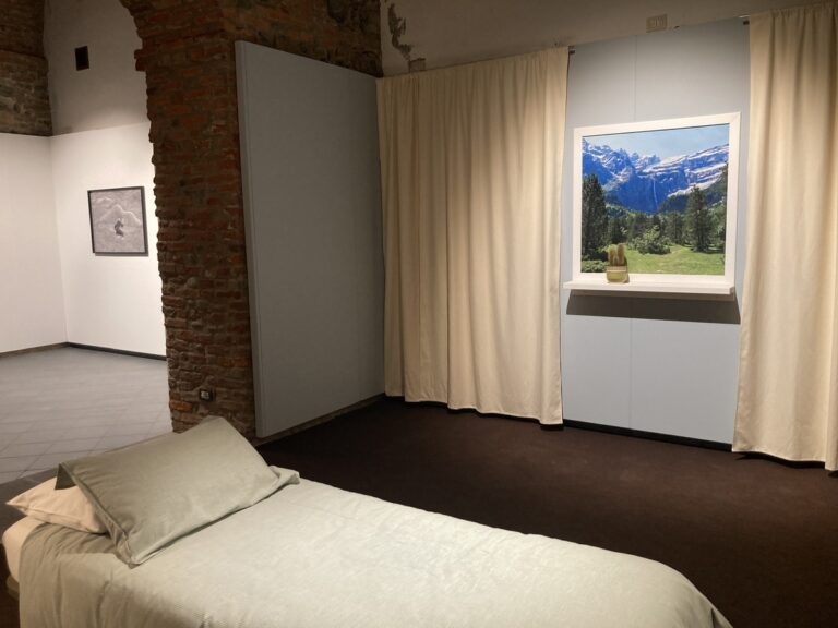 The mountain touch, installation view at Museo della Montagna, Torino, 2023