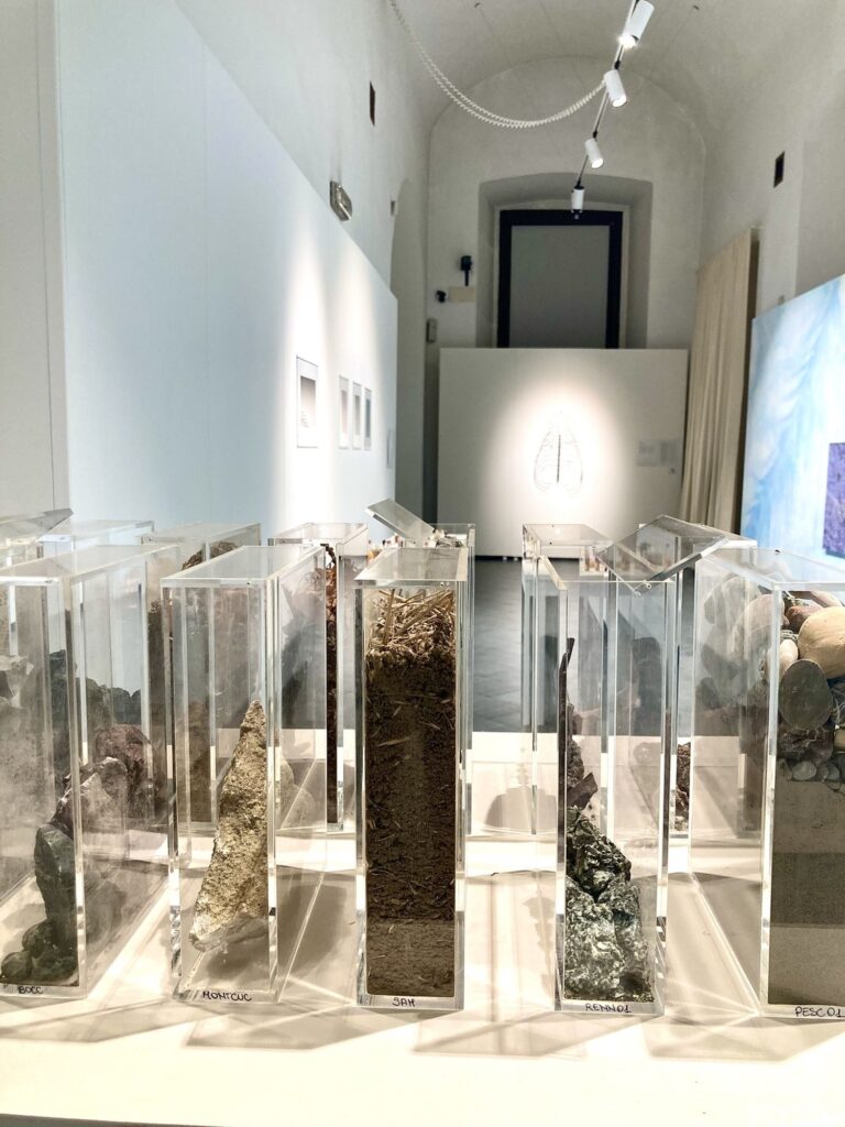 The mountain touch, installation view at Museo della Montagna, Torino, 2023