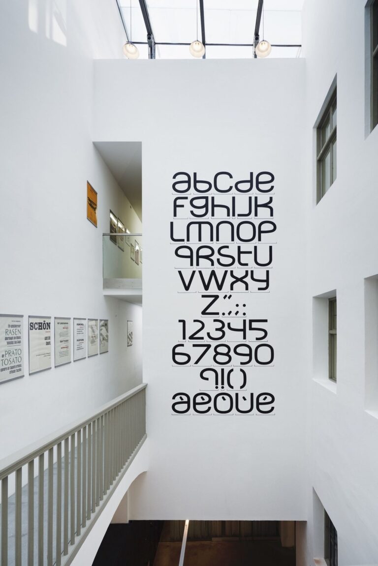 Typoesien, installation view at Kunsthaus Maerano, 2023. Foto Hartmut Nägele