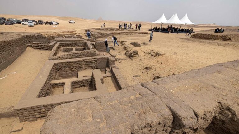 Una veduta dell’area della missione archeological. Photo AFP