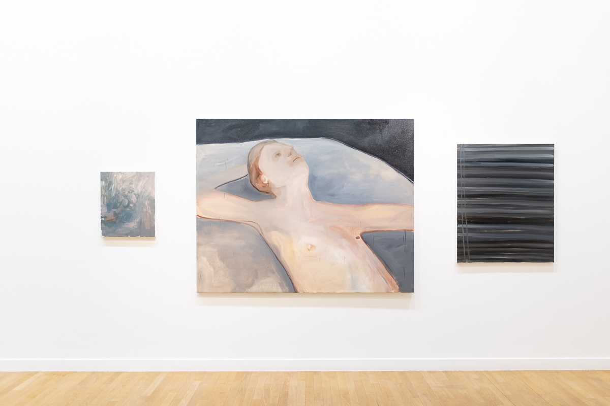 Veduta della mostra EX5, Pinacoteca Nazionale di Bologna (Salone degli Incamminati), photo Luca Finotello