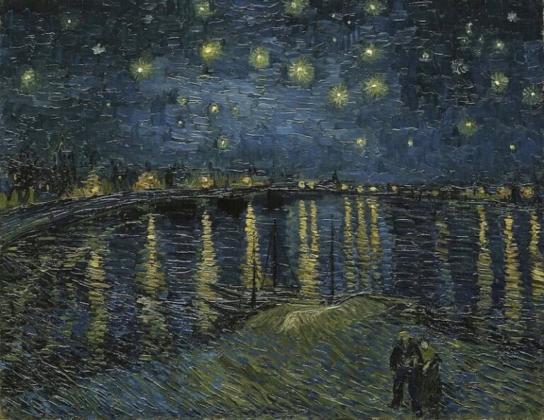 Vincent van Gogh, Notte stellata sul Rodano