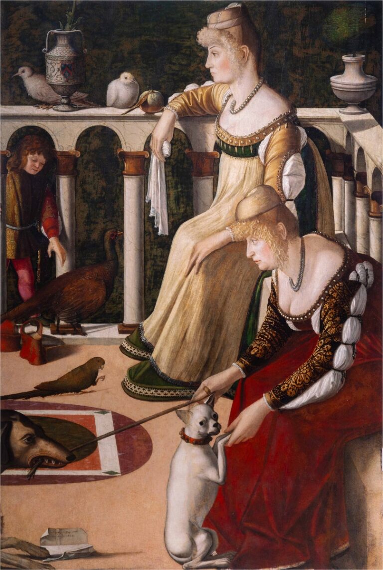 Vittore Carpaccio Due dame, ca. 1492-1494. Venezia, Musei Civici Veneziani, Museo Correr