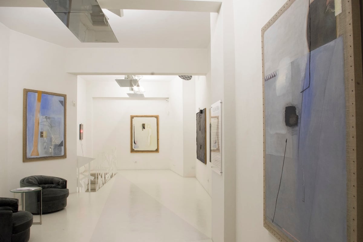William Xerra, exhibition view alla Galleria d'arte Il Triangolo, Cremona (foto per Cremona Contemporanea)
