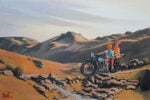 Xavier Marabout, En motocyclette dans le Vermont (2016). Courtesy the artist