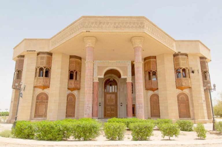 La facciata principale del Basrah Museum. Courtesy Basrah Museum