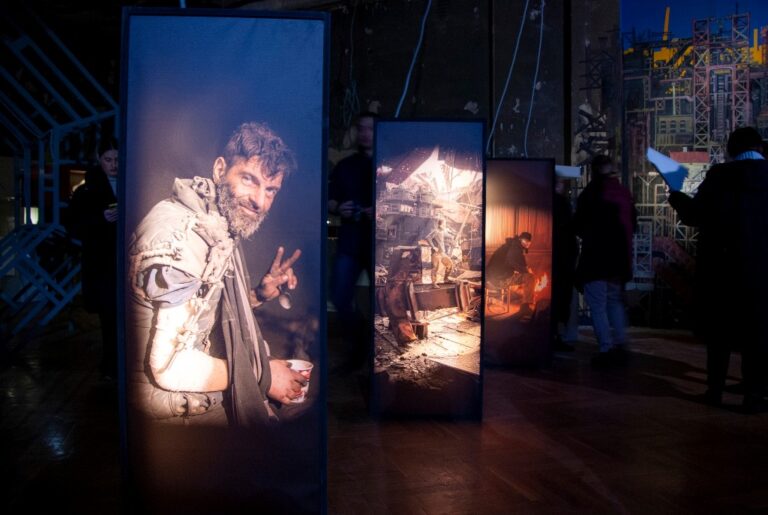 Azovstal: New Meanings, installation view at National Museum of the History of Ukraine, Kiev, 2023. Courtesy National Museum of the History of Ukraine
