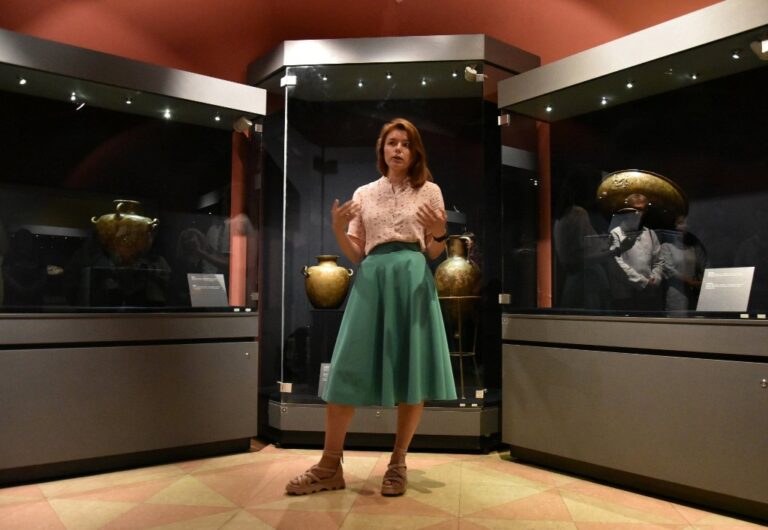 Saved in Ukraine, installation view at Treasury of the National Museum of the History of Ukraine, Kiev, 2023. Courtesy National Museum of the History of Ukraine