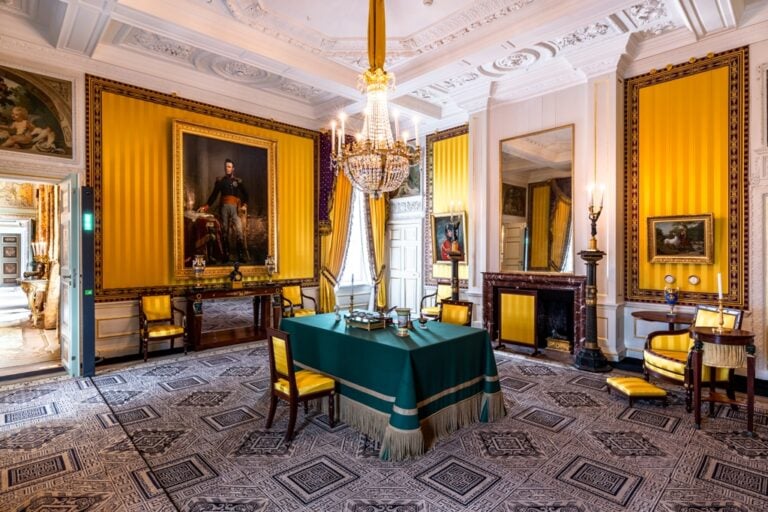 La stanza da lavoro del sovrano Guglielmo I. Courtesy Paleis Het Loo