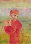 Andriu Deplazes, Trompetersoldat mit Piccolo und Uniform (Trumpeter soldier with piccolo and uniform), 2023. Courtesy of the artist and Galerie Peter Kilchmann, Zurich. Photo David Giancatarina