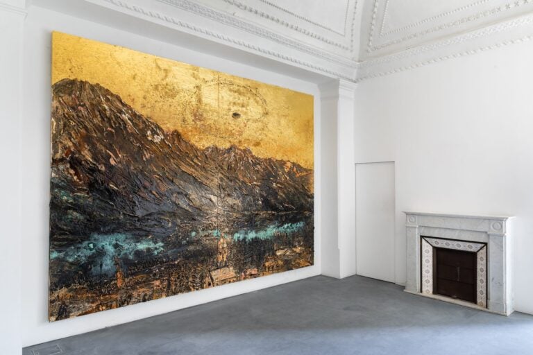 Anselm Kiefer, Voglio vedere le mie montagne für Giovanni Segantini, installation view. Photo Danilo Donzelli, courtesy Galleria Lia Rumma, Milano Napoli