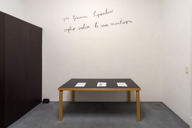 Anselm Kiefer, Voglio vedere le mie montagne für Giovanni Segantini, installation view. Photo Danilo Donzelli, courtesy Galleria Lia Rumma, Milano Napoli