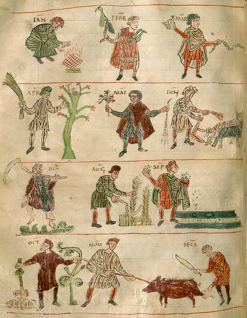 Aratea carolingia (830). Vienna, Österreichische Nationalbibliothek, 387, fol. 90v.