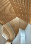 Particolare del soffitto dell'atrio. Photo Tim Hursley