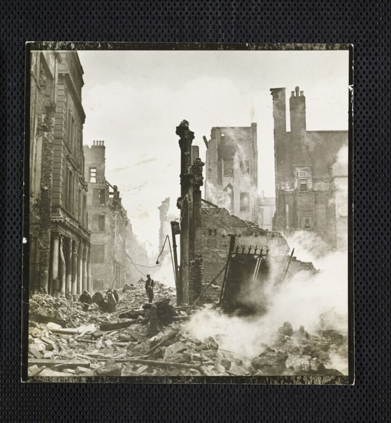 CECIL BEATON, Paternoster Row, London, after bombing, 1940, Vogue © Condé Nast