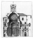 Disegno di Borromini per la chiesa di San Carlo alle Quattro Fontane