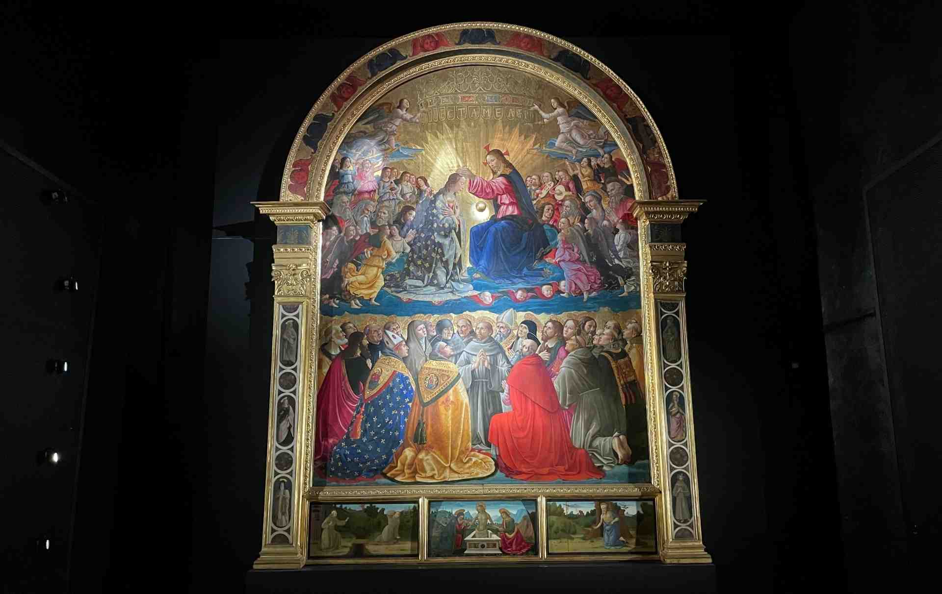 Domenico Ghirlandaio, Incoronazione della Vergina, Pinacoteca di Palazzo Eroli, Narni