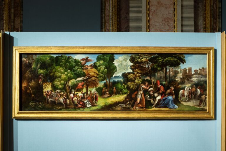 Dosso Dossi. Il fregio di Enea, Arrivo dei Troiani alle isole Strofadi e Attacco delle Arpie. Photo A. Novelli © Galleria Borghese