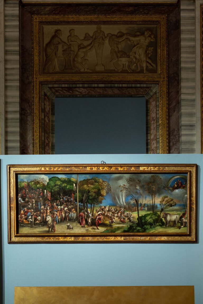 Dosso Dossi. Il fregio di Enea, Giochi siciliani in memoria di Anchise e fondazione di una città in Sicilia. Photo A. Novelli © Galleria Borghese