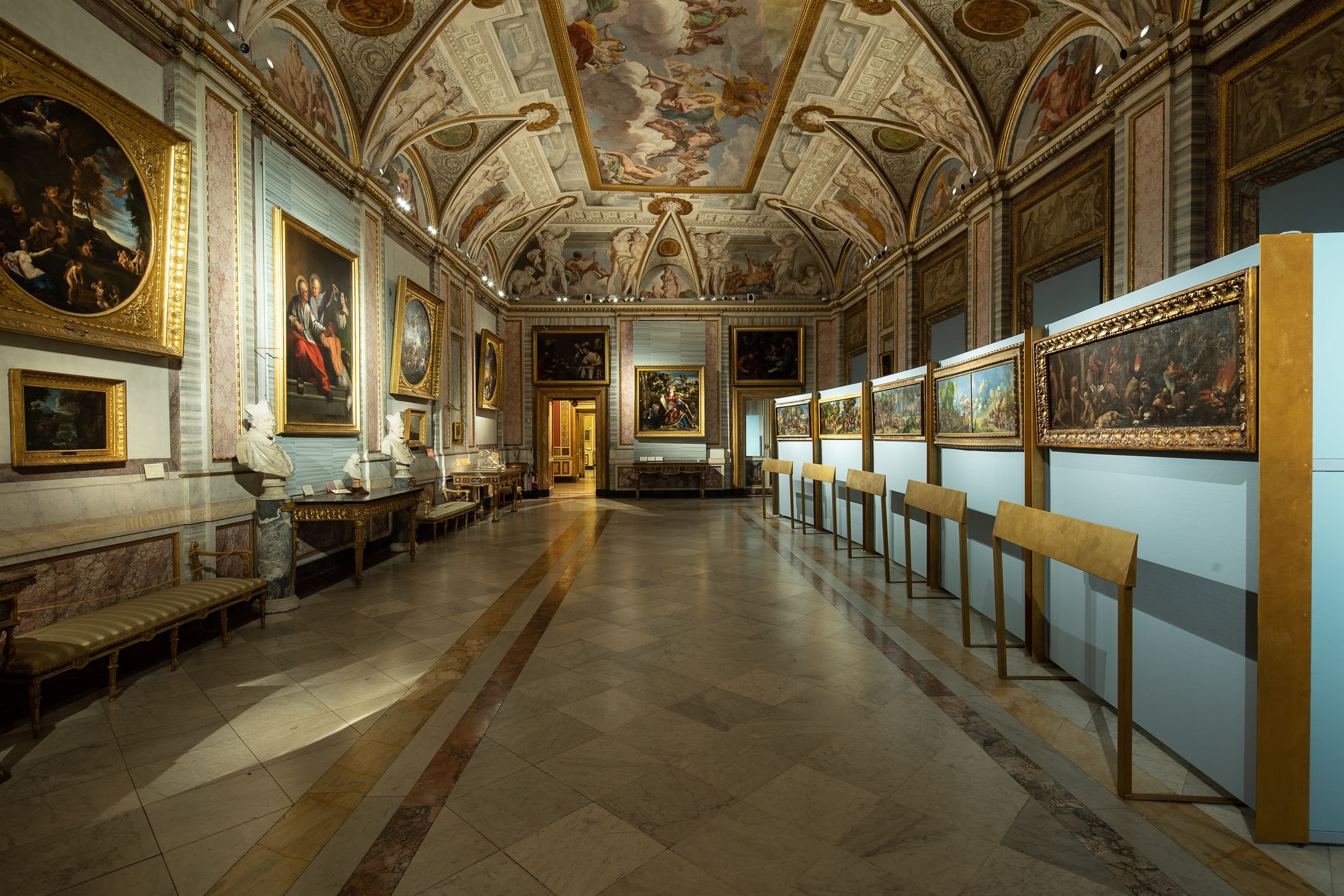 Dosso Dossi. Il fregio di Enea, installation view at Galleria Borghese, Roma, 2023. Photo A. Novelli © Galleria Borghese
