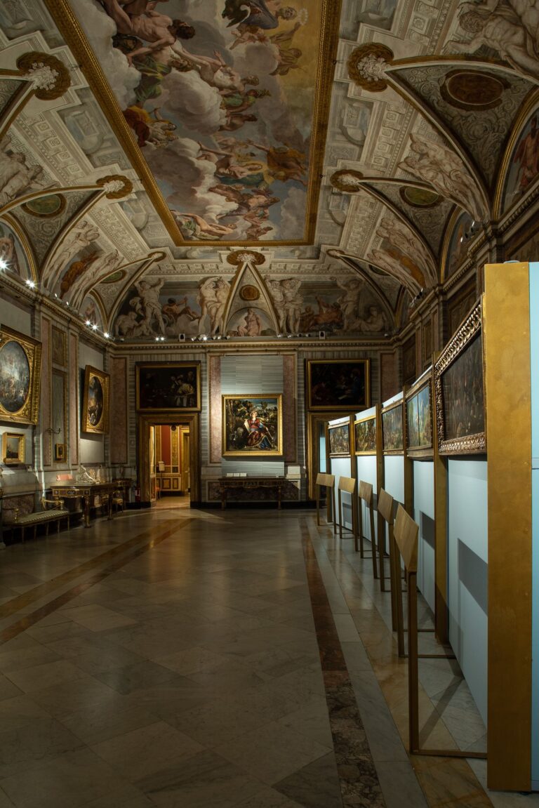 Dosso Dossi. Il fregio di Enea, installation view at Galleria Borghese, Roma, 2023. Photo A. Novelli © Galleria Borghese