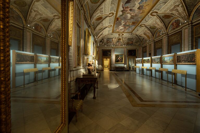 Dosso Dossi. Il fregio di Enea, installation view at Galleria Borghese, Roma, 2023. Photo A. Novelli © Galleria Borghese