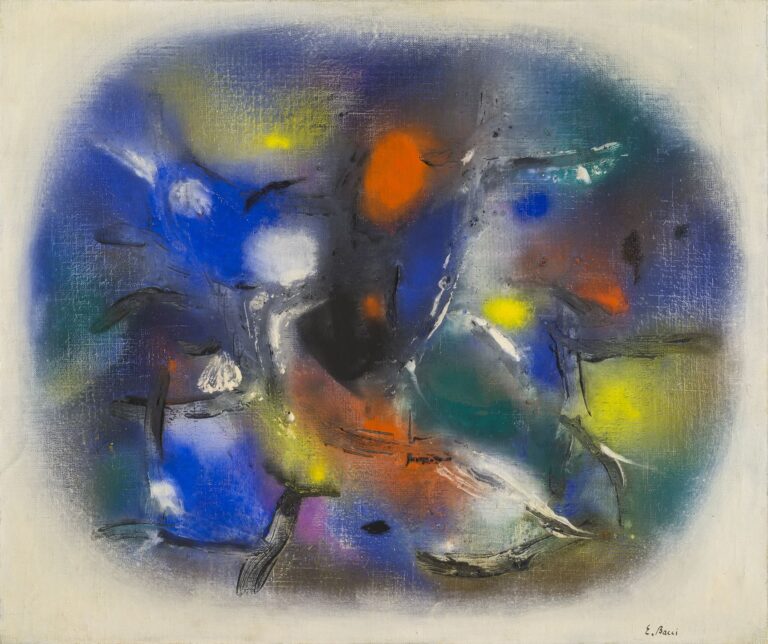 Edmondo Bacci, Avvenimento #27, 1954. Fondazione Solomon R. Guggenheim, New York, donazione anonima