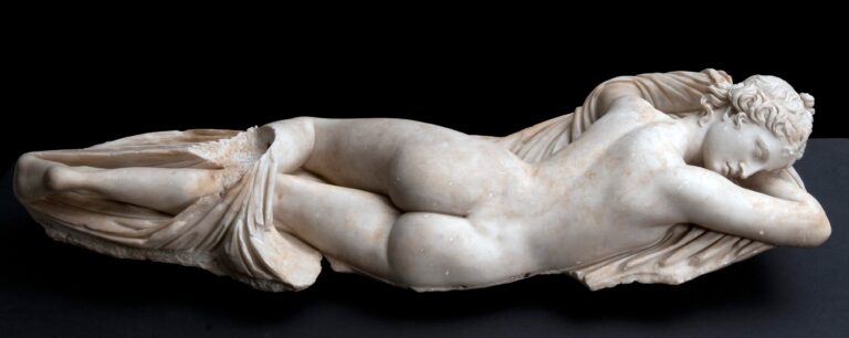 Ermafrodito dormiente, metà del II secolo d.C., Museo Nazionale Romano, Palazzo Massimo. Photo Simona Sansonetti