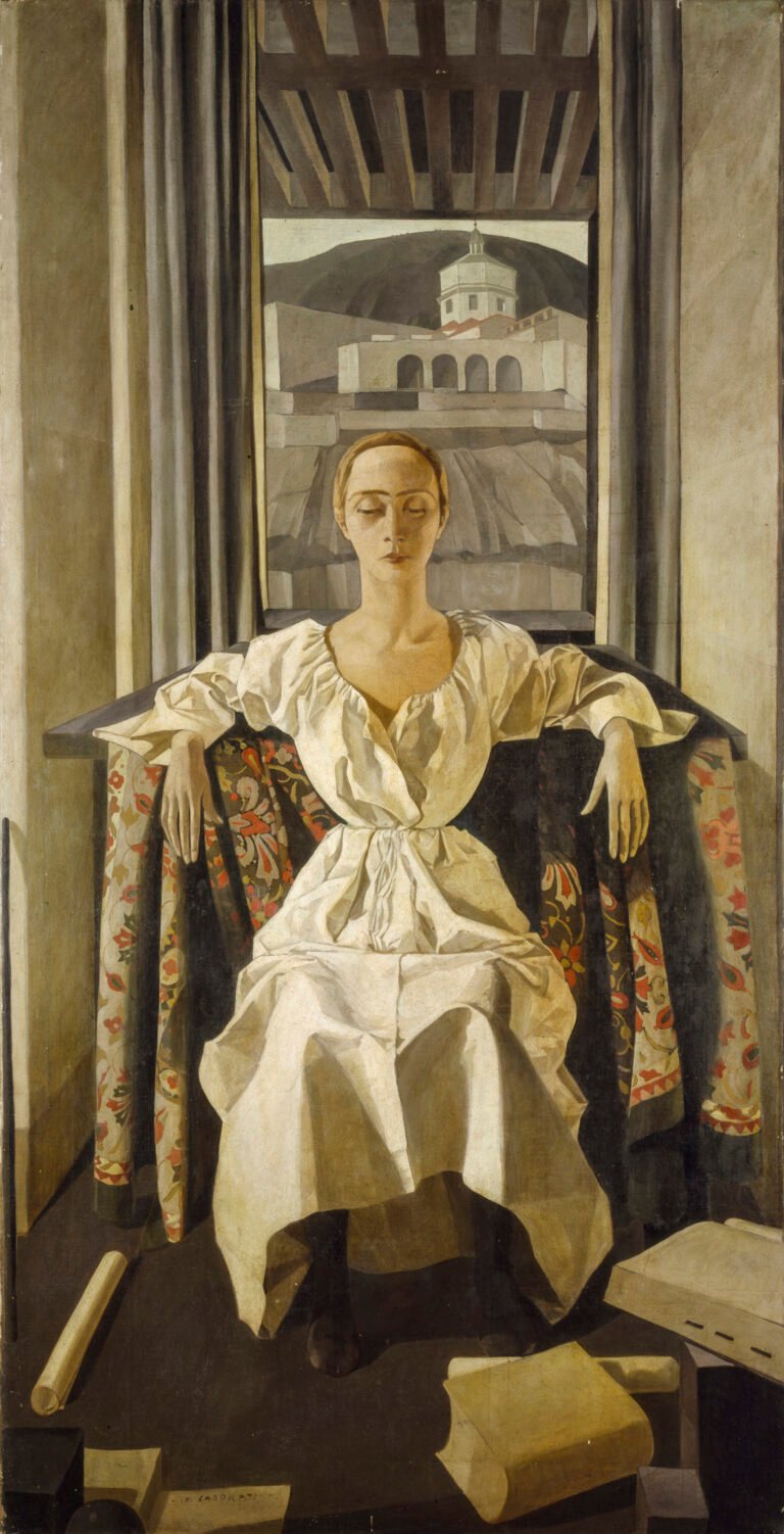 Felice Casorati, Silvana Cenni, 1922, temprera su tela, Torino, collezione privata © Felice Casorati, by SIAE 2023