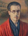 Gino Galli, Autoritratto rosso, primi anni Trenta. Collezione privata, Roma. Foto Simon D'Exéa
