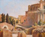 Gino Galli, Paesaggio (Foro Romano), primi anni Quaranta. Collezione privata, Roma. Foto Simon D'Exéa