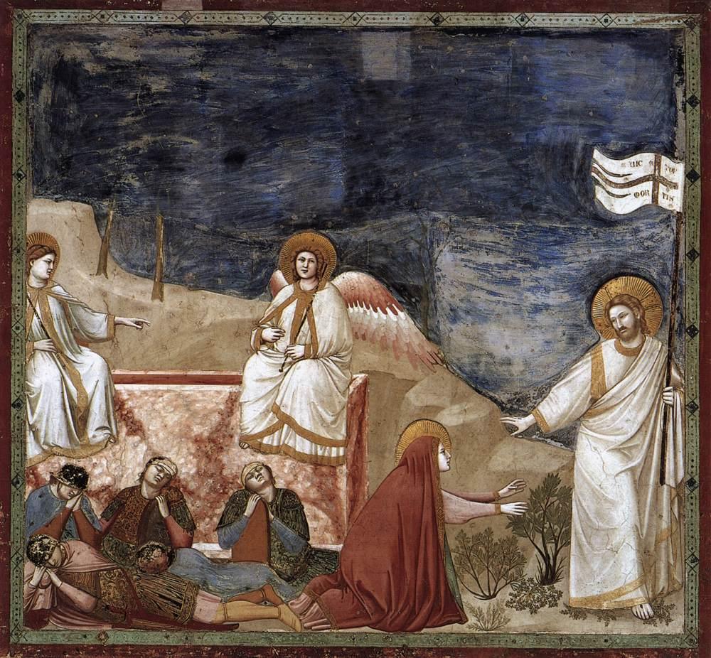Giotto, Resurrezione e Noli me tangere
