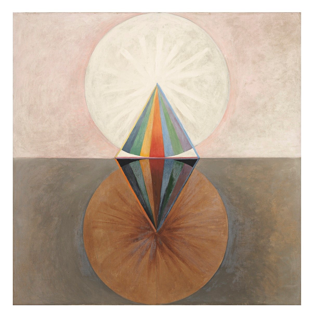 Hilma af Klint, The Swan, The SUW Series. Courtesy: Hilma af Klint Foundation. Photo: The Moderna Museet, Stoccolma