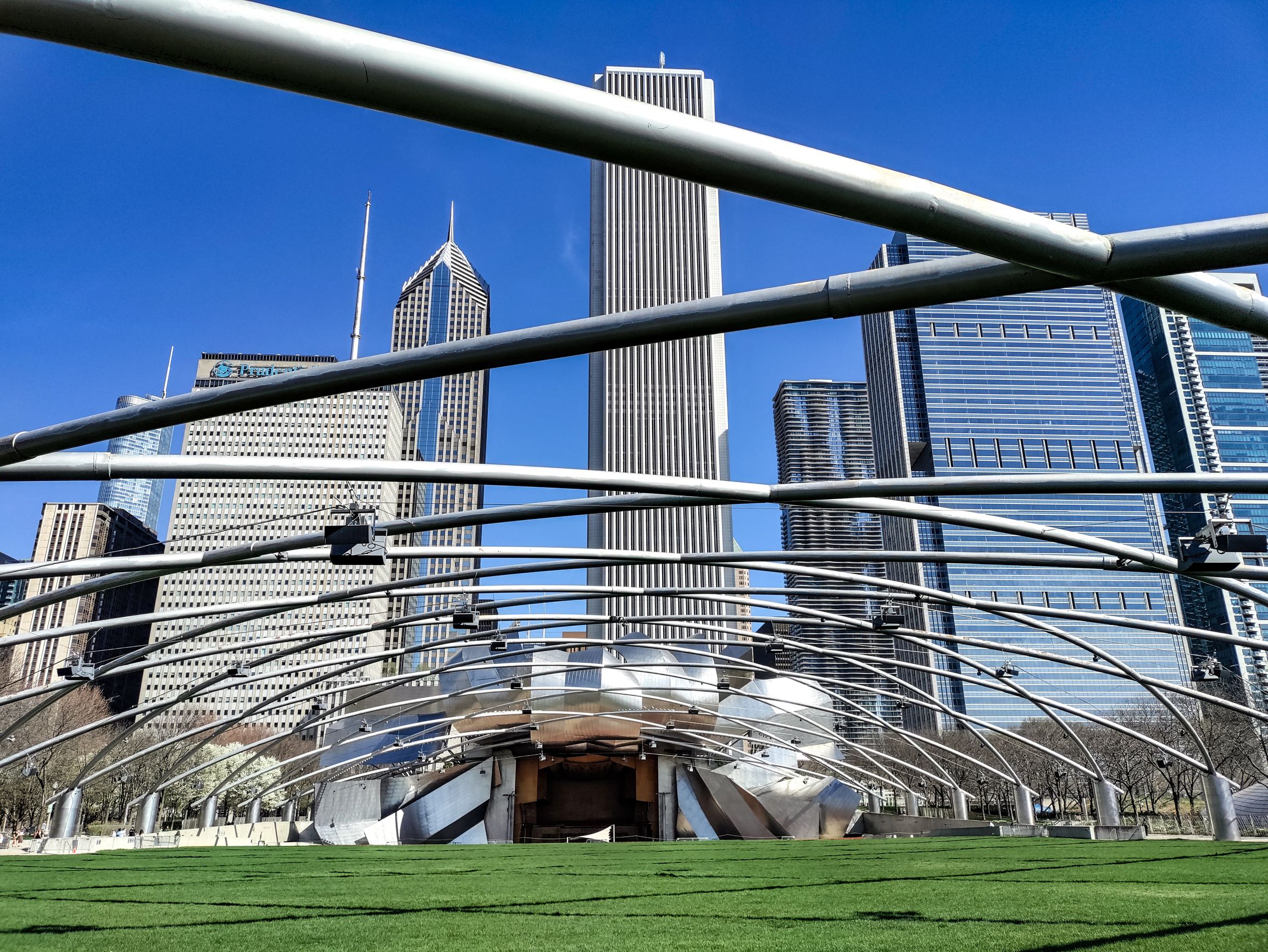 Jay Pritzker Pavilion di Frank Gehry. Foto Maurita Cardone