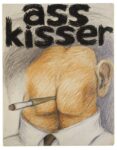 Lee Lozano, No title (ass kisser), n.d. Private Collection. Courtesy Hauser & Wirth Collection Services © The Estate of Lee Lozano
