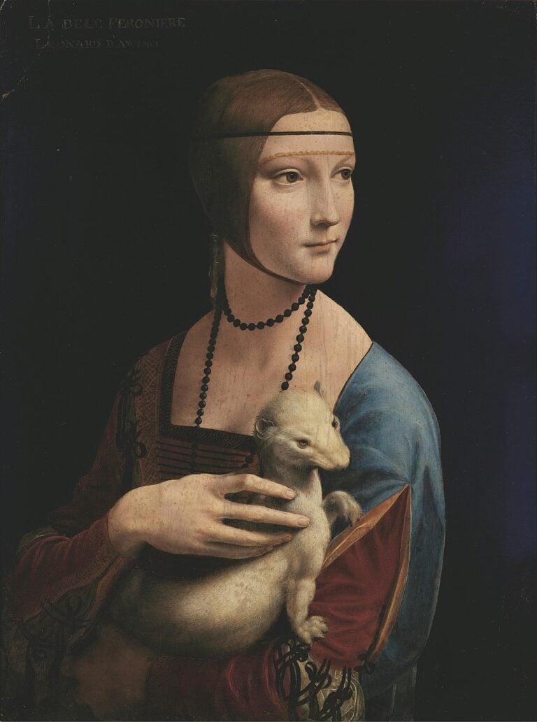 Leonardo da Vinci, Dama con l'ermellino. Cracovia, Museo Nazionale