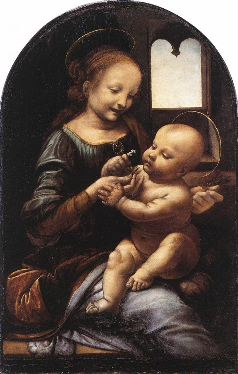 Leonardo da Vinci, Madonna Benois. San Pietroburgo, Ermitage