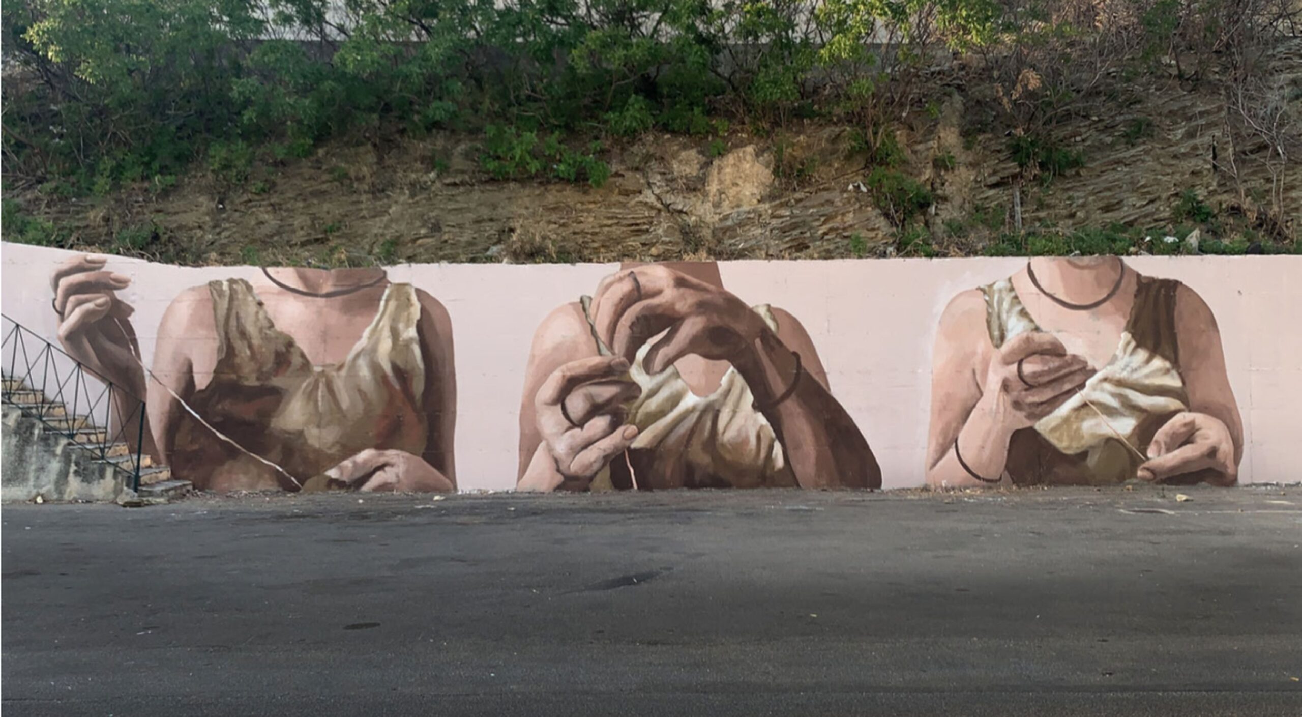 Ligama, Murale Punto a capo, Corleone, 2020