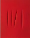 Lucio Fontana, Concetto Spaziale, Attese, 1965-66. Courtesy of Sotheby's