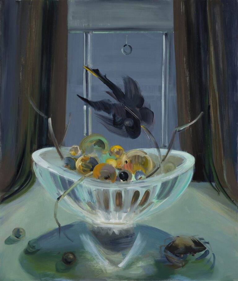 Mairead .O’hEocha, September Salt Crab with Fruit Bowl, 2021