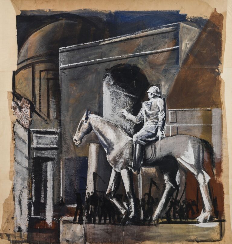 Mario Sironi, Condottiero a cavallo, 1934-1935, Mart, Archivio Mario Sironi