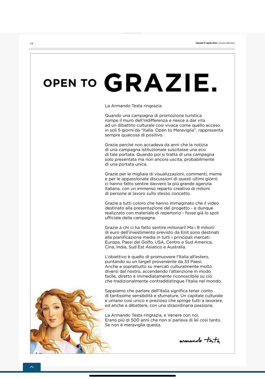 Open to Grazie