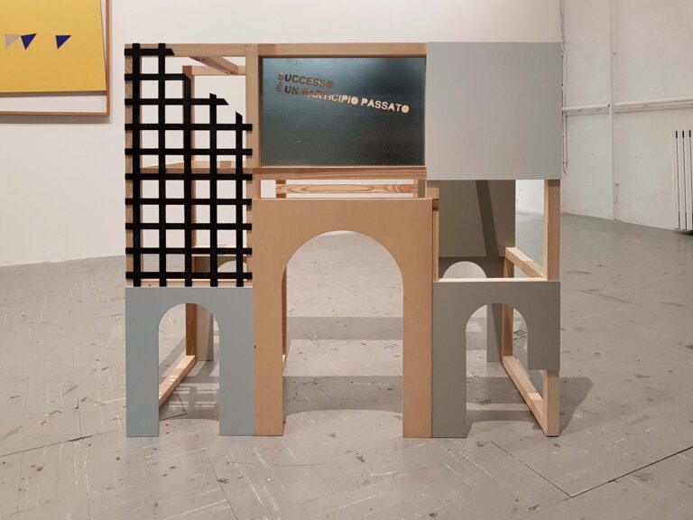 Ornaghi & Prestinari, Sbilenco, 2023, vista della mostra, Galleria Continua, San Gimignano, foto Daniele Capra