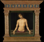 Perugino, Cristo in Pietà (cimasa della Pala dei Decemviri), 1495, tempera su tavola, Perugia, Galleria Nazionale dell'Umbria